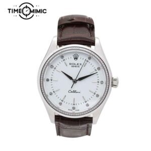 Supper replica Rolex Cellini White Dial Fake Watches clone