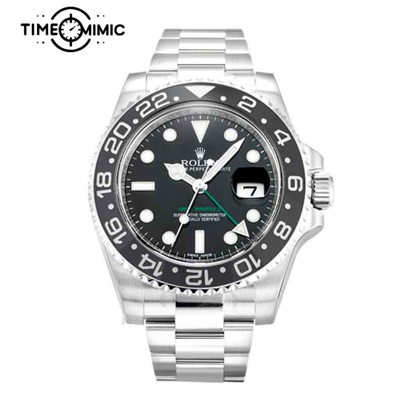 Replica Rolex GMT-Master II 116710LN-40mm Black Dial super clone watch
