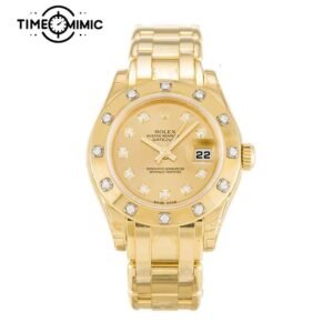 Supper replica Rolex Pearlmaster 80318-29mm Fake Watches clone