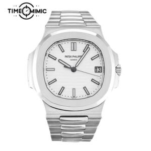 Super replica Patek Philippe Nautilus 5711/1A-011 40mm White Dial Fake Watches clone