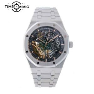 Super replica Audemars Piguet Royal Oak skeleton 15407ST.OO.1220ST.01-41mm Fake Watches clone