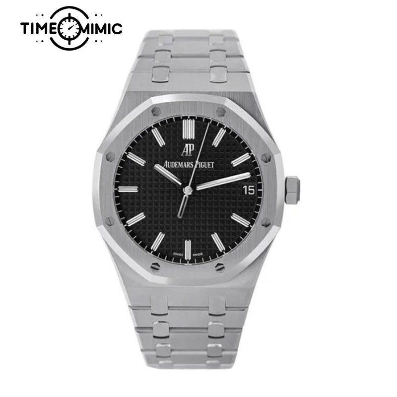 Super replica Audemars Piguet Royal Oak 15500ST.OO.1220ST.03 41mm Black Dial Fake Watches clone