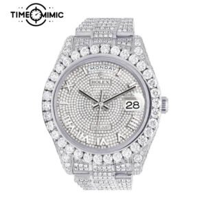 Supper replica Rolex Datejust II White Gold Diamond-41mm Fake Watches clone