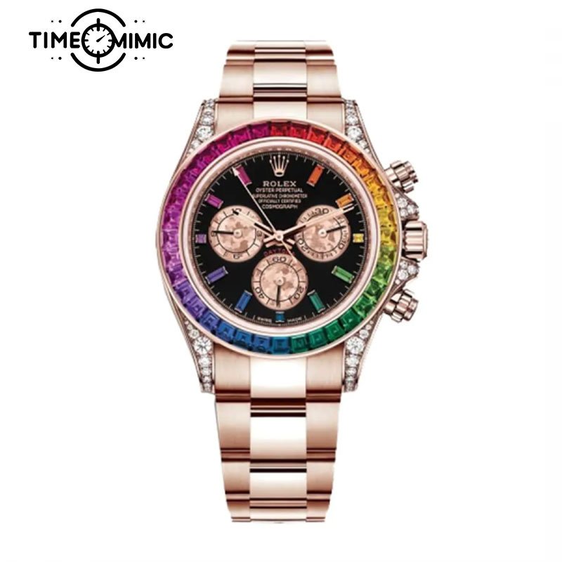 replica rolex daytona rainbow super clone Rolex Daytona 116595-40mm Fake Watches clone