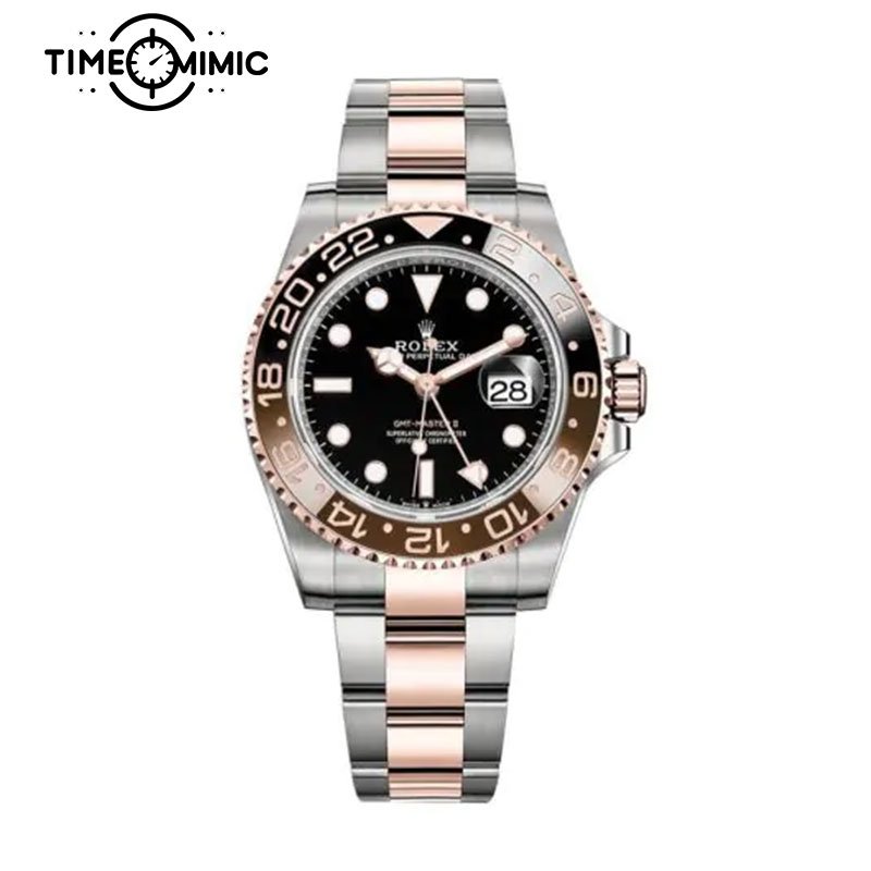 Supper replica Rolex GMT-Master II 126711CHNR-40mm root beer Fake Watches clone