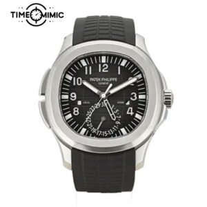 Super replica Patek Philippe Aquanaut 5164A-001 40.8mm Black Dial Fake watch clone