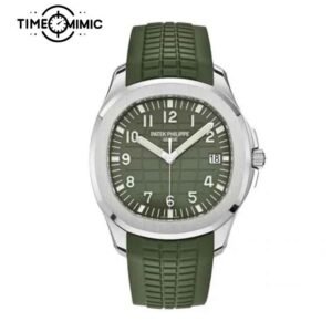Super replica Patek Philippe Aquanaut 5168G-010 42.2mm Green Dial Fake watch clone