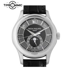 Super replica Patek Philippe Complications 5205G-010 40mm Black Dial Fake Watches clone