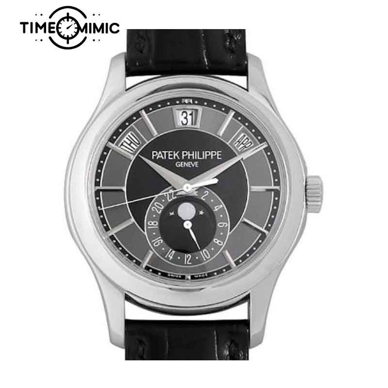 Super replica Patek Philippe Complications 5205G-010 40mm Black Dial Fake Watches clone