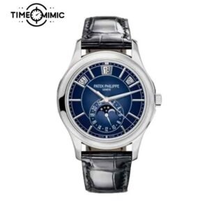 Super replica Patek Philippe Complications 5205G-013 40mm Blue Dial Fake Watches clone