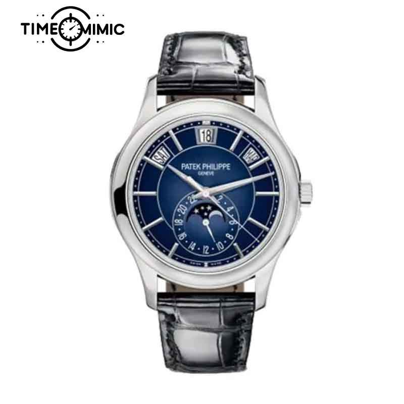 Super replica Patek Philippe Complications 5205G-013 40mm Blue Dial Fake Watches clone