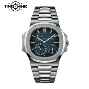 Super replica Patek Philippe Nautilus 5712/1A-001 40mm Blue Dial Fake Watches clone