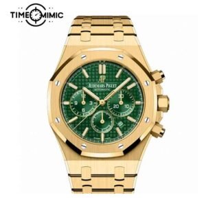 Super replica Audemars Piguet Royal Oak 26331BA.OO.1220BA.02 41mm Green Dial Fake Watches clone