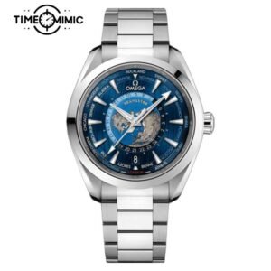 Omega Seamaster Aqua Terra 150M 220.10.43.22.03.001 Blue Dial World Time Watch Clone