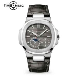 Super replica Patek Philippe Nautilus 5712G-001 40mm Grey Dial Fake Watches clone
