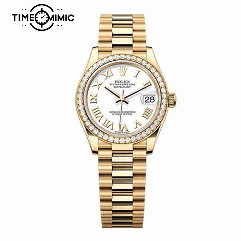 Supper replica Rolex Datejust 278288-31mm White Dial Fake Watches clone
