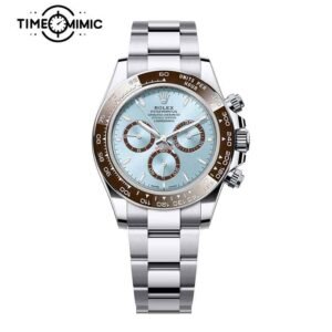 Supper replica Rolex Daytona Chronograph 126506-40mm Ice Blue Dial Fake Watches clone