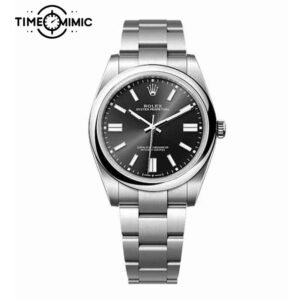 Replica Rolex Oyster Perpetual Black 124300-41mm Fake Watch clone