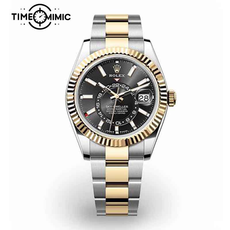 replica watch Rolex Sky-Dweller 336933--42mm Black Dial super clone watch