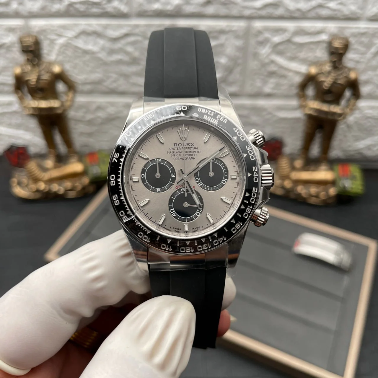 Clean Factory cosmograph Daytona m126519ln  Cement Grey 4131 Movement replica watch