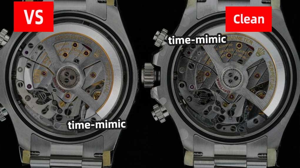 Rolex Daytona M126500LN VS Factory (Dandong 4131)vs. CLEAN Factory (Shanghai 4131)：Movement comparison