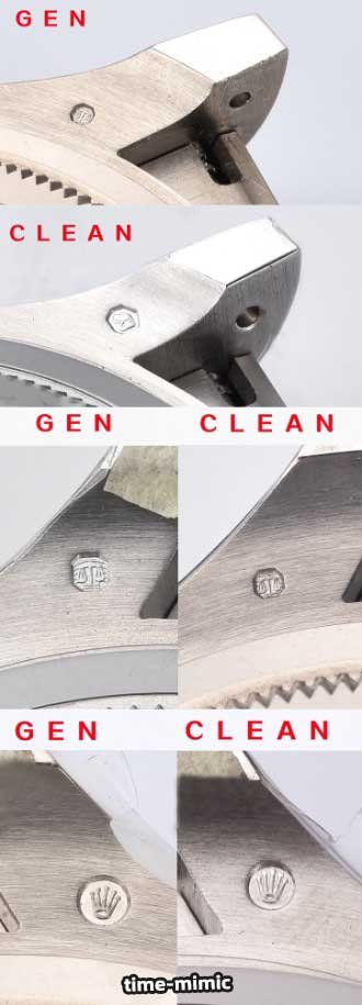 Clean Factory Rolex Cosmograph Daytona m126519ln  Cement Grey 4131 Movement Replica watch vs Genuine：Rear lug comparison (3)