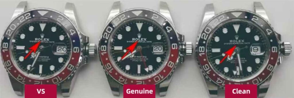 VS Factory Pepsi V3 vs Genuine & Clean Factory White English Rolex Comparison Review