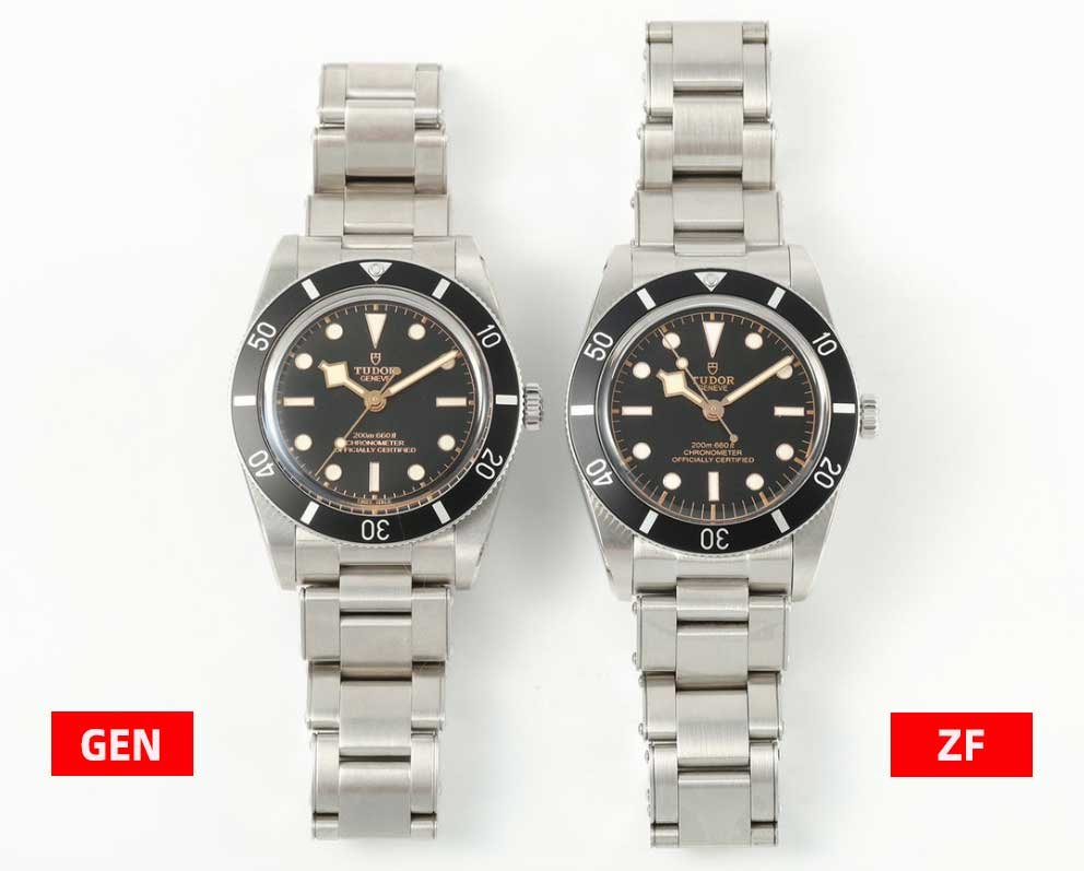 ZF Factory Tudor Black Bay 54  M79000N-0001 Replica Watch vs Real: Exterior Comparison