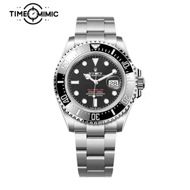 Supper replica Rolex Deepsea 126600-43mm black Fake Watches clone