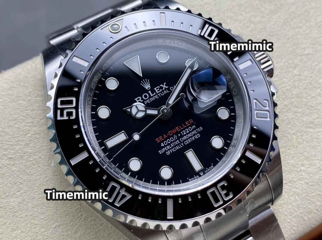 Clean Factory Rolex Sea Dweller M126600 Dial Details