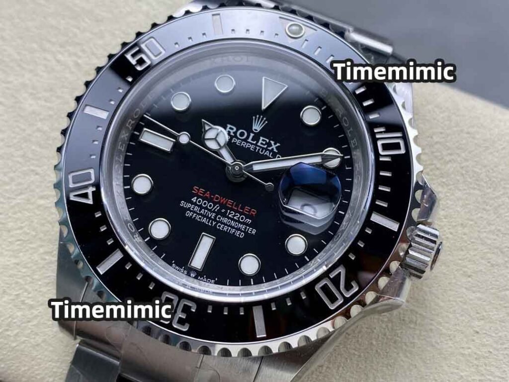 Clean Factory Rolex Sea Dweller M126600 Dial Details