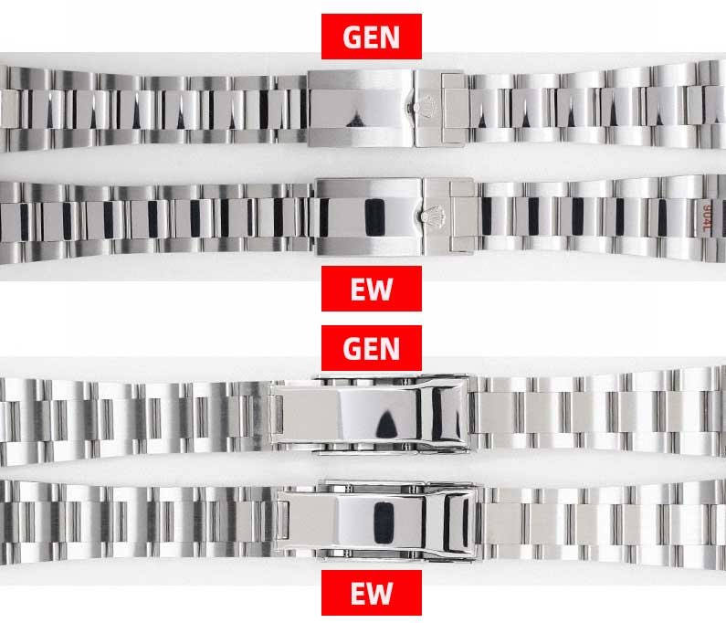 EW Factory Rolex GMT-Master II M126710BLRO-0001 Replica Watch Fake vs Genuine：Bracelet comparison