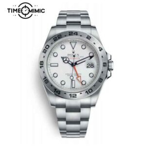 Super replica Rolex Explorer II 216570-42mm White Dial Fake watch clone