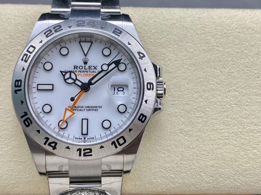 Clean Factory Rolex Explorer II m226570-0001 White Dial