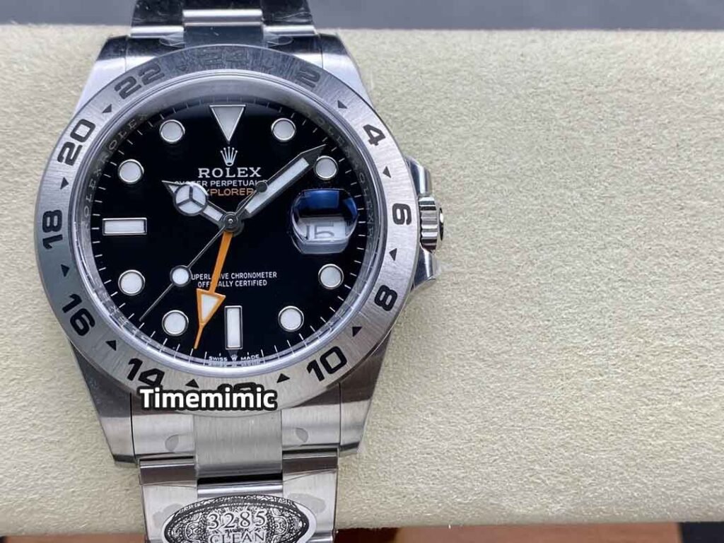 Clean Factory Rolex Explorer II m226570-0002 Black Dial