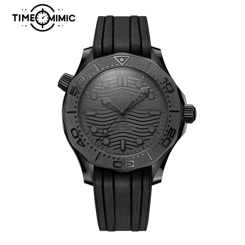 Supper replica Omega Seamaster 210.92.44.20.01.003 Black Ceramic-43.5mm Fake Watches clone