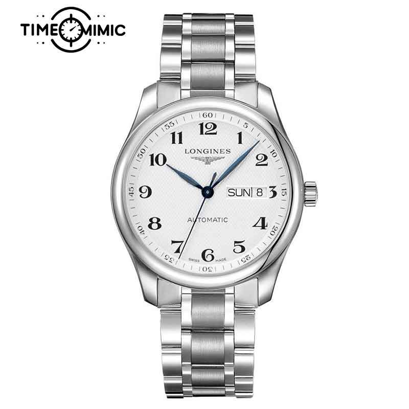 Super Replica Longines Master Collection Day Date L2.755.4.78.6 38.5mm Fake Watches Clone