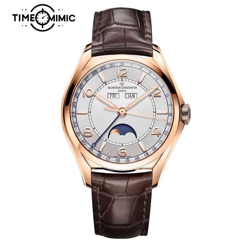 Supper replica Vacheron Constantin Fiftysix Complete Calendar 4000E/000R-B438 MoonPhase Rose Gold 40mm Fake Watches Clone