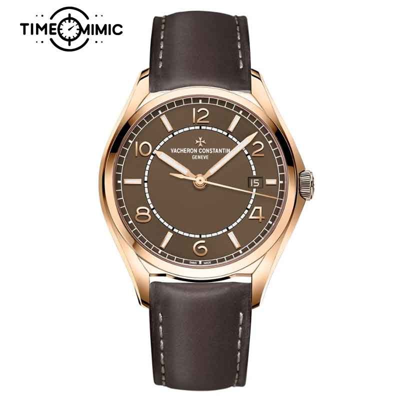 Supper Replica Vacheron Constantin Fiftysix 4600E/000R-B576 Rose Gold 40mm Fake Watches Clone